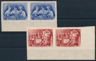 1952 Bélyegnap vágott ívszéli párok gumi nélküli papíron (**40.000)