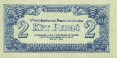 1944. "A Vörös Hadsereg Parancsnoksága" 2P (2x), 5P (2x) T:I,I-
