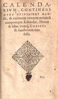 Decimator, Heinrich: Secunda Pars: Sylvae Vocabulorum et Phrasium, continens nomina propria Deorum D...