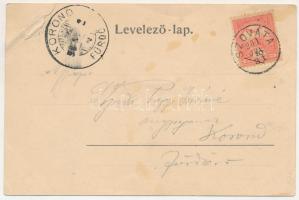 1901 Szováta, Szovátafürdő, Sovata; Fekete tó, fürdőzők. Weinrich S. udvari fényképész felvétele / l...