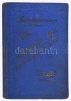 1948-1949 Bevásárlási könyv, Szentirmai Lajos fűszer és csemege üzlete, Szeged, Marschalkó Gyuláné (Mezőhegyes, evangélikus lelkészi hivatal) részére szóló, 192 számozott oldallal, közel teleírva, az utolsó lap hiányos