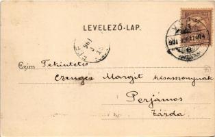 1901 Vác, Fő tér a templommal, Tragor Ignác és Fia üzlete. Kiadja Divald Károly 164. sz. (EK)