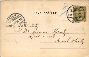 1902 Vác, Fegyház, börtön. Divald Károly 594. sz. (EB)