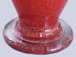 cca 1930/40 WMF Ikora váza, jelzés nélkül, alján kopottsággal, m: 26,5 cm