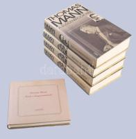 Thomas Mann 3 műve: József és testvérei 1-3. köt. Ford.: Sárközi Gábor, Káldor György.; A Buddenbrook ház. Egy család alkonya. Ford.: Lányi Viktor. [Bp., ], én.-2003, Gabo. Kiadói kartonált papírkötés, kiadói papír védőborítóban.;  Thomas Mann: Ének a kisgyermekről. Ford.: Hegedűs Géza. Szerk.: Pilinszky János. Gesang vom Kindchen. Bp., 1997, Édesvíz. Magyar és német nyelven. Kiadói kartonált papírkötés, kiadói papír védőborítóban.;