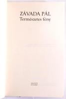 Závada Pál: Természetes fény. Bp.,2014,Magvető. Kiadói kartonált papírkötés, kiadói papír védőborító...