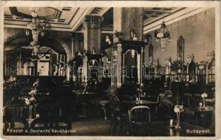 1923 Budapest VIII. József körút, Spolarits kávéház, belső. Uy Kálmán fényképész (fl)