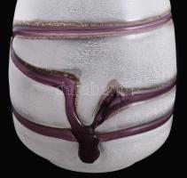 Murano Scavo váza, jelzéssel, hibátlan, m: 25 cm