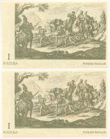 2007. Ónod I Poltura (2db) sorszámkövetők "001176 - 001177" T:UNC,AU