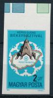 1984 Békefesztivál vágott ívszéli bélyeg