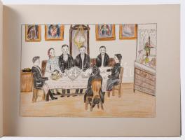 Falusi képeskönyvek I. Palóc lakodalom. Összeáll.: Szántó Ferenc. Rajzolta: Rácz Veronika. [Unicus, ...