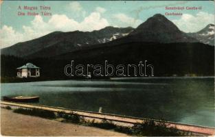1914 Tátra, Magas-Tátra, Vysoké Tatry; Szentiványi Csorba-tó / Strbské pleso / Csorbasee / lake (fl)