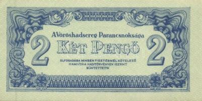 1944. "A Vörös Hadsereg Parancsnoksága" 2P (10x), 5P (10x) T:I,I-