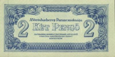 1944. "A Vörös Hadsereg Parancsnoksága" 2P (10x), 5P (10x) T:I,I-