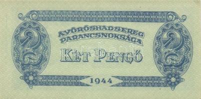 1944. "A Vörös Hadsereg Parancsnoksága" 2P (10x), 5P (10x) T:I,I-
