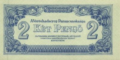 1944. "A Vörös Hadsereg Parancsnoksága" 2P (10x), 5P (10x) T:I,I-