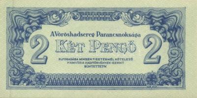 1944. "A Vörös Hadsereg Parancsnoksága" 2P (10x), 5P (10x) T:I,I-