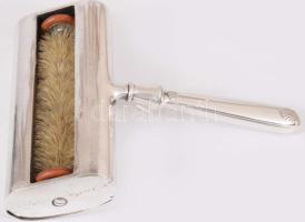 Christofle ezüstözött morzsaszedő, 17x15 cm