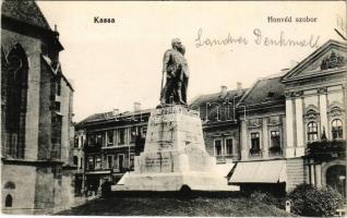 Kassa, Kosice; Honvéd szobor. Radó Béláné kiadása / military heroes monument (EK)