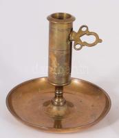 Skultuna svéd design gyertyatartó pár, egyik jelzett, m: 12 cm alatt