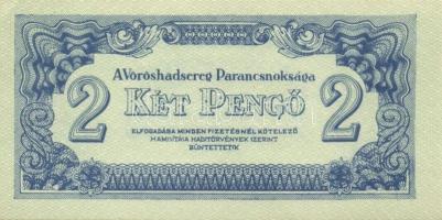 1944. "A Vörös Hadsereg Parancsnoksága" 2P (10x), 5P (10x) T:I,I-