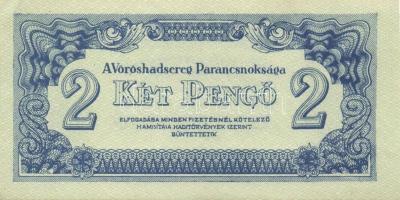 1944. "A Vörös Hadsereg Parancsnoksága" 2P (10x), 5P (10x) T:I,I-