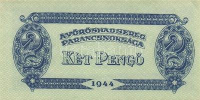 1944. "A Vörös Hadsereg Parancsnoksága" 2P (10x), 5P (10x) T:I,I-