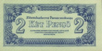 1944. "A Vörös Hadsereg Parancsnoksága" 2P (10x), 5P (10x) T:I,I-