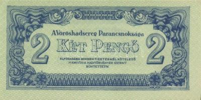1944. "A Vörös Hadsereg Parancsnoksága" 2P (10x), 5P (10x) T:I,I-