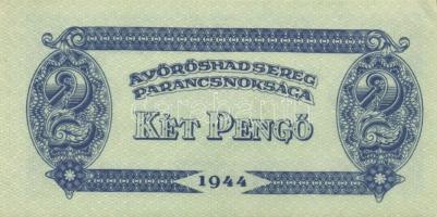 1944. "A Vörös Hadsereg Parancsnoksága" 2P (10x), 5P (10x) T:I,I-