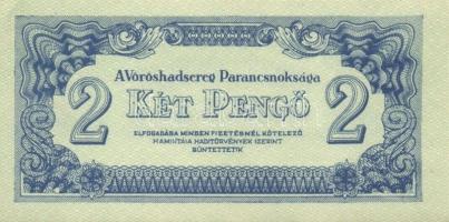 1944. "A Vörös Hadsereg Parancsnoksága" 2P (10x), 5P (10x) T:I,I-