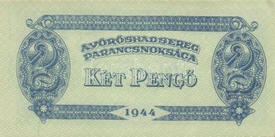 1944. "A Vörös Hadsereg Parancsnoksága" 2P (10x), 5P (10x) T:I,I-