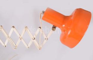 cca 1970 Insta Electro mid-century állítható asztali lámpa, m: 50 cm