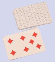 cca 1900-1910 Piatnik tarokk kártya, 32 lapos, 3 különböző (magyar és osztrák) kártyabélyeggel, a la...