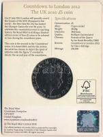 Nagy-Britannia 2010. 5P Cu-Ni "Londoni Olimpia 2012 - Visszaszámlálás" karton díszlapon T:...