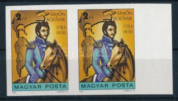 1983 Simón Bolivar vágott ívszéli pár