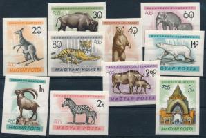 1961 Budapesti Állatkert (I.) vágott sor (15.000)