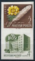 1960 Bélyegbemutató vágott szelvényes bélyeg (4.000)
