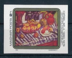 1983 Czóbel Béla II. vágott bélyeg