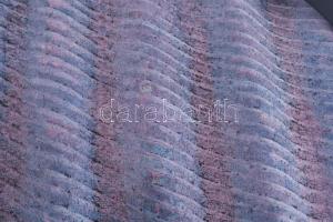 Hajdú László (1938-): Hét hullám, 2017. Akril, formázott vászon. Jelzett a hátoldalán. d: 48,5 cm. Ü...