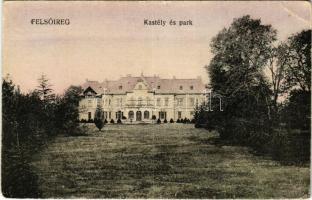 Felsőireg (Iregszemcse), Viczay-Kornfeld kastély. Weisz Simon kiadása (EB)