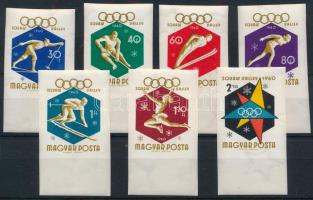 1960 Téli olimpia (I.) - Squaw Valley ívszéli vágott sor (4.000)