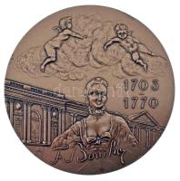 Ligeti Erika (1934-2004) / C. Lesot DN "Francois Boucher" kétoldalas bronz emlékérem (68mm...