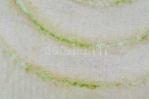 Hajdú László (1938-): Gyűrűzés, 2017. Akril, formázott vászon. Jelezve középen lent. Hátoldalán auto...