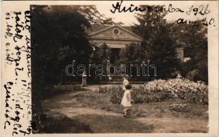 1926 Kuncsorba, kastély, kúria. photo (vágott / cut)