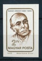 1985 Rudas László vágott bélyeg