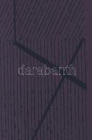 Hajdú László (1938-): Elbukó, 2023. Szitanyomat, papír. Jelzett. Művészpéldány EA 1/1 számozással. 4...