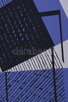 Hajdú László (1938-): Gályavászon a tengeren, 2023. Szitanyomat, papír. Jelzett. Művészpéldány EA 2/...