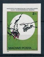 1985 A nukleáris háború ellen vágott bélyeg