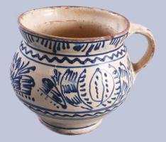 Szilke. Mázas cserép, Torda, 20. sz. eleje, mázhibákkal, m: 13 cm